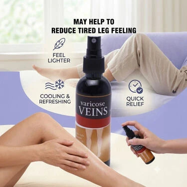 Varicose Veins Care Calming Spray (BPR9) for Soothing Leg Comfort and Relief