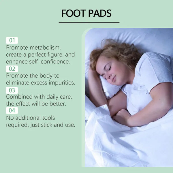 100% Herbal & Gentle Ingredient Detox Foot Pads Pack of 20