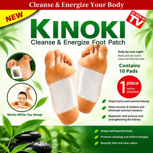 Kinoki Foot Patches – Herbal Foot Care & Wellness Patches