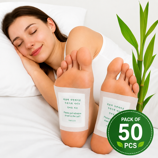 100% Herbal & Gentle Ingredient Detox Foot Pads Pack of 20
