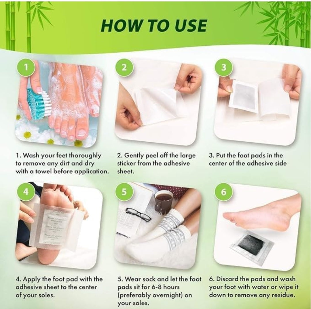 Kinoki Foot Patches – Herbal Foot Care & Wellness Patches