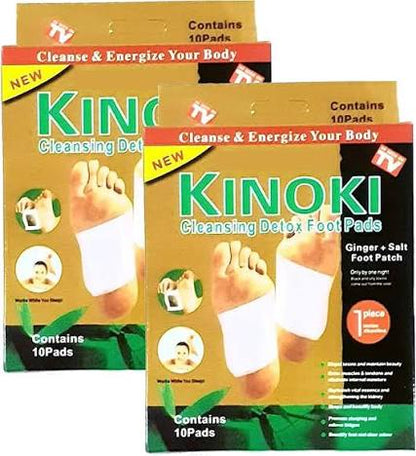 100% Herbal & Gentle Ingredient Detox Foot Pads Pack of 20