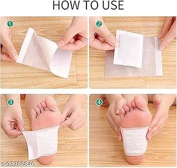 100% Herbal & Gentle Ingredient Detox Foot Pads Pack of 20